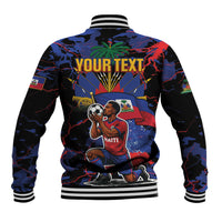 Personalized Haiti Soccer Pride Baseball Jacket Ayiti Nan Mondyal 2026