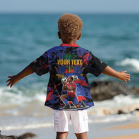 Personalized Haiti Soccer Pride Kid Hawaiian Shirt Ayiti Nan Mondyal 2026