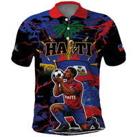 Personalized Haiti Soccer Pride Polo Shirt Ayiti Nan Mondyal 2026