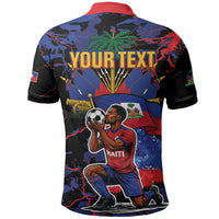 Personalized Haiti Soccer Pride Polo Shirt Ayiti Nan Mondyal 2026