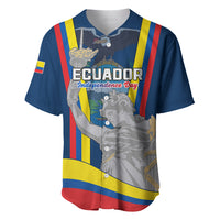 Ecuador Independence Day Baseball Jersey Monumento a la Independencia Quito 10th August - Wonder Print Shop