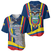 Ecuador Independence Day Baseball Jersey Monumento a la Independencia Quito 10th August - Wonder Print Shop