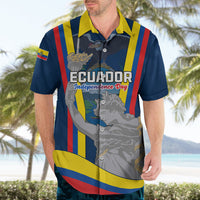 Ecuador Independence Day Hawaiian Shirt Monumento a la Independencia Quito 10th August - Wonder Print Shop