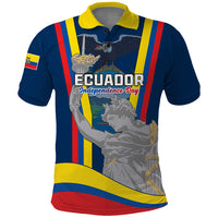 Ecuador Independence Day Polo Shirt Monumento a la Independencia Quito 10th August - Wonder Print Shop