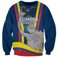 Ecuador Independence Day Sweatshirt Monumento a la Independencia Quito 10th August - Wonder Print Shop