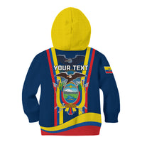 Custom Ecuador Independence Day Kid Hoodie Monumento a la Independencia Quito 10th August - Wonder Print Shop