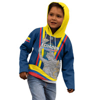Custom Ecuador Independence Day Kid Hoodie Monumento a la Independencia Quito 10th August - Wonder Print Shop