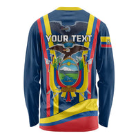 Custom Ecuador Independence Day Long Sleeve Shirt Monumento a la Independencia Quito 10th August LT01