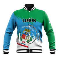Personalized Costa Rica Limón Province Baseball Jacket Donde Quiera Que Voy Limonense Soy - Wonder Print Shop