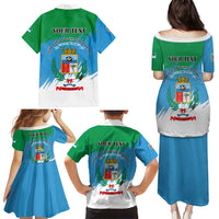 Personalized Costa Rica Limón Province Family Matching Puletasi and Hawaiian Shirt Donde Quiera Que Voy Limonense Soy - Wonder Print Shop