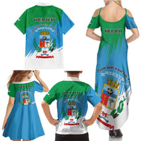 Personalized Costa Rica Limón Province Family Matching Summer Maxi Dress and Hawaiian Shirt Donde Quiera Que Voy Limonense Soy - Wonder Print Shop