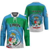 Personalized Costa Rica Limón Province Hockey Jersey Donde Quiera Que Voy Limonense Soy - Wonder Print Shop