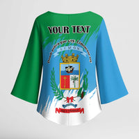 Personalized Costa Rica Limón Province Kimono Sleeve Blouse Donde Quiera Que Voy Limonense Soy - Wonder Print Shop