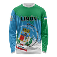 Personalized Costa Rica Limón Province Long Sleeve Shirt Donde Quiera Que Voy Limonense Soy - Wonder Print Shop