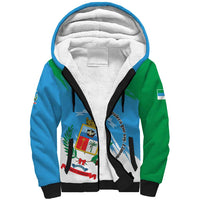 Personalized Costa Rica Limón Province Sherpa Hoodie Donde Quiera Que Voy Limonense Soy - Wonder Print Shop