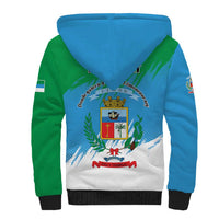 Personalized Costa Rica Limón Province Sherpa Hoodie Donde Quiera Que Voy Limonense Soy - Wonder Print Shop