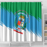 Costa Rica Limón Province Shower Curtain Donde Quiera Que Voy Limonense Soy - Wonder Print Shop