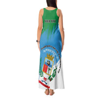 Personalized Costa Rica Limón Province Tank Maxi Dress Donde Quiera Que Voy Limonense Soy - Wonder Print Shop
