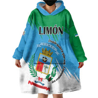 Personalized Costa Rica Limón Province Wearable Blanket Hoodie Donde Quiera Que Voy Limonense Soy - Wonder Print Shop