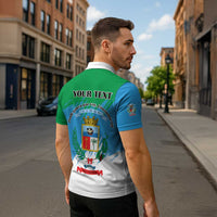 Personalized Costa Rica Limón Province Zipper Polo Shirt Donde Quiera Que Voy Limonense Soy - Wonder Print Shop