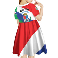 Personalized Costa Rica Puntarenas Province Since 1519 Kid Short Sleeve Dress - Wonder Print Shop