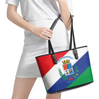 Costa Rica Puntarenas Province Since 1519 Leather Tote Bag - Wonder Print Shop