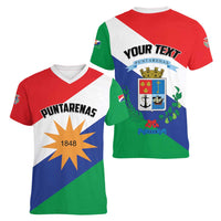 Personalized Costa Rica Puntarenas Province Since 1519 Women V-Neck T-Shirt - Wonder Print Shop
