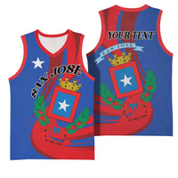 Personalized Costa Rica San José Basketball Jersey Ad Meliora - Wonder Print Shop