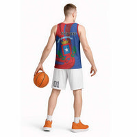 Personalized Costa Rica San José Basketball Jersey Ad Meliora - Wonder Print Shop