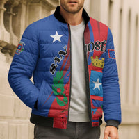Personalized Costa Rica San José Bomber Puffer Jacket Ad Meliora - Wonder Print Shop