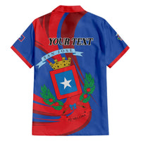 Personalized Costa Rica San José Family Matching Off Shoulder Maxi Dress and Hawaiian Shirt Ad Meliora - Wonder Print Shop