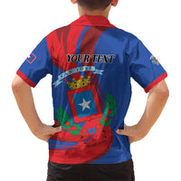 Personalized Costa Rica San José Family Matching Off Shoulder Short Dress and Hawaiian Shirt Ad Meliora - Wonder Print Shop