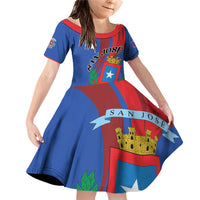 Personalized Costa Rica San José Family Matching Off Shoulder Short Dress and Hawaiian Shirt Ad Meliora - Wonder Print Shop