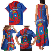 Personalized Costa Rica San José Family Matching Tank Maxi Dress and Hawaiian Shirt Ad Meliora - Wonder Print Shop