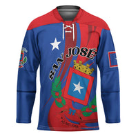 Personalized Costa Rica San José Hockey Jersey Ad Meliora - Wonder Print Shop