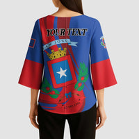 Personalized Costa Rica San José Kimono Sleeve Blouse Ad Meliora - Wonder Print Shop