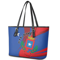 Costa Rica San José Leather Tote Bag Ad Meliora - Wonder Print Shop