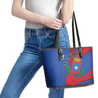 Costa Rica San José Leather Tote Bag Ad Meliora - Wonder Print Shop