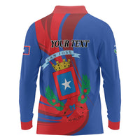 Personalized Costa Rica San José Long Sleeve Polo Shirt Ad Meliora - Wonder Print Shop
