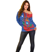 Personalized Costa Rica San José Off Shoulder Sweater Ad Meliora - Wonder Print Shop