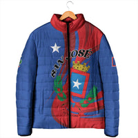 Personalized Costa Rica San José Padded Jacket Ad Meliora - Wonder Print Shop