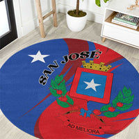 Costa Rica San José Round Carpet Ad Meliora - Wonder Print Shop