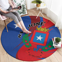 Costa Rica San José Round Carpet Ad Meliora - Wonder Print Shop