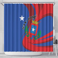 Costa Rica San José Shower Curtain Ad Meliora - Wonder Print Shop