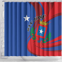 Costa Rica San José Shower Curtain Ad Meliora - Wonder Print Shop