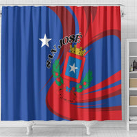 Costa Rica San José Shower Curtain Ad Meliora - Wonder Print Shop