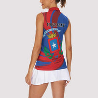 Personalized Costa Rica San José Women Sleeveless Polo Shirt Ad Meliora - Wonder Print Shop