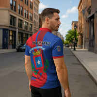 Personalized Costa Rica San José Zipper Polo Shirt Ad Meliora - Wonder Print Shop