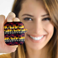 Hawaii Hibiscus Palm Tree Sunset AirPods Case Tropical Style - Wonder Print Shop