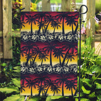 Hawaii Hibiscus Palm Tree Sunset Garden Flag Tropical Style - Wonder Print Shop